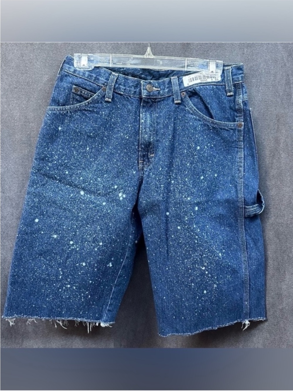 Dickies distressed carpenter cut off jean shorts 32